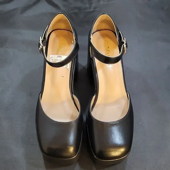 BRAND NEW MUDD BLOCK-HEEL ADJUSTABLE ANKLE STRAP SANDAL - Picture 3 of 16